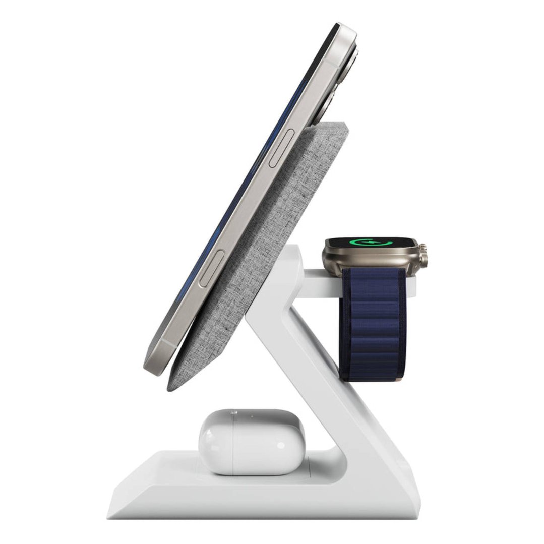 Journey Summit 3in1 Qi2 Charger White JWCS31WH