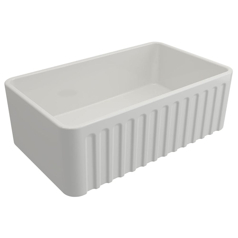 Turner Hastings Novi 75x46 Fireclay Butler Sink - Matte White NO753FS-MW