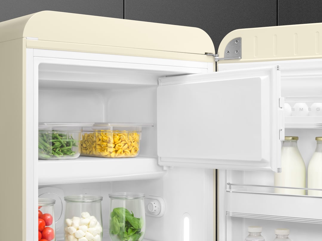 Smeg FAB 28 50’S Style Retro Refrigerator, Right Hand - Cream FAB28RCR5AU