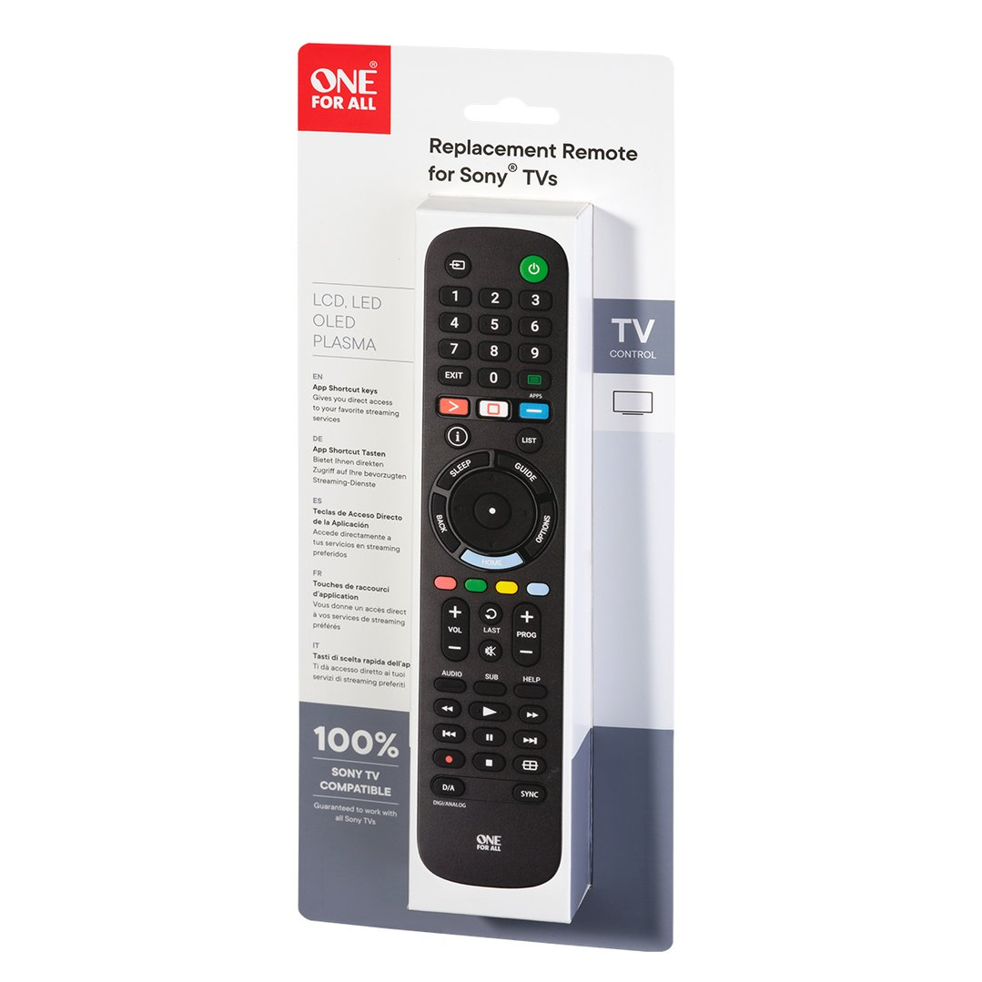 One For All Sony TV Replacement Remote URC4912