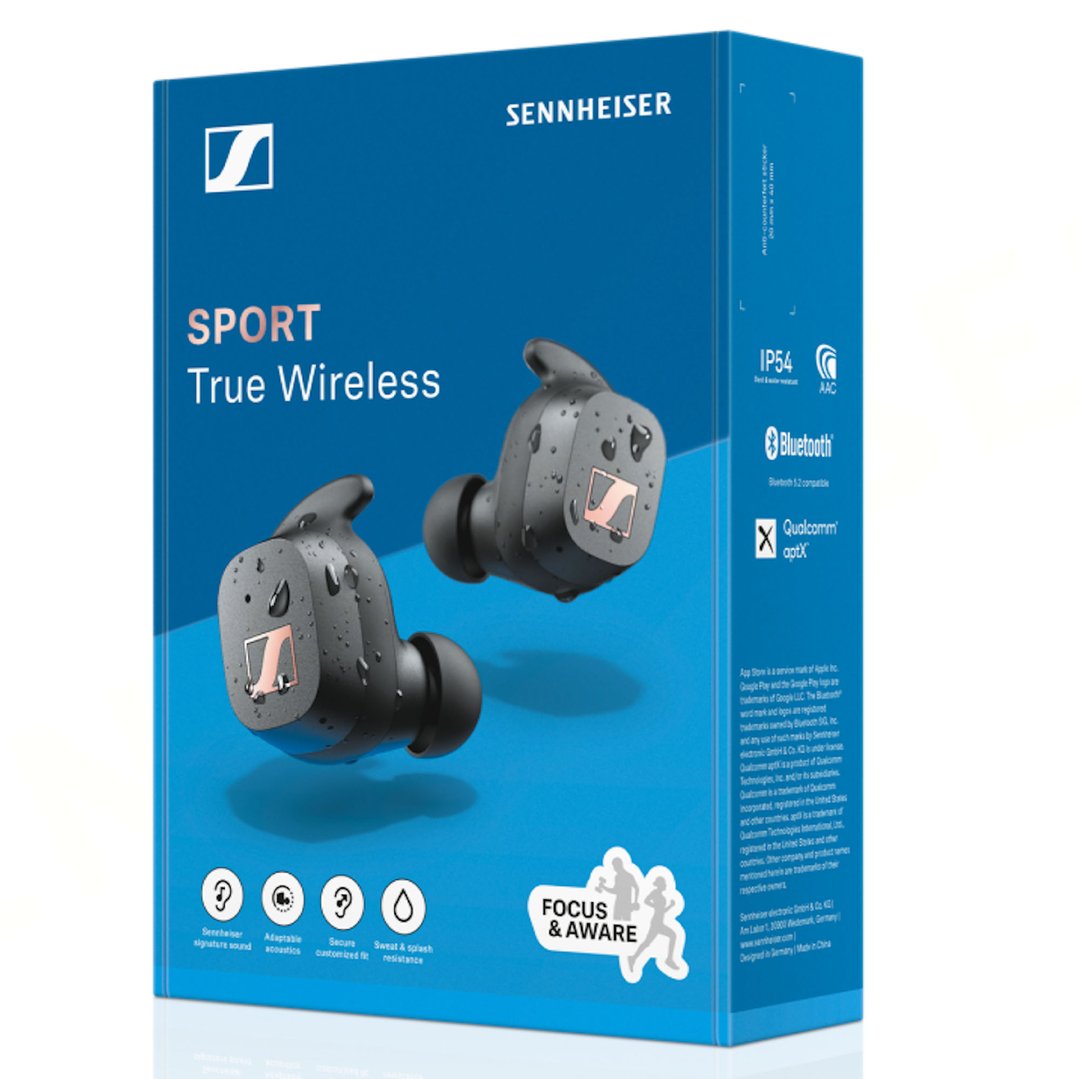 Sennheiser SPORT True Wireless Earbuds. 509299 - Bing Lee - Bing Lee