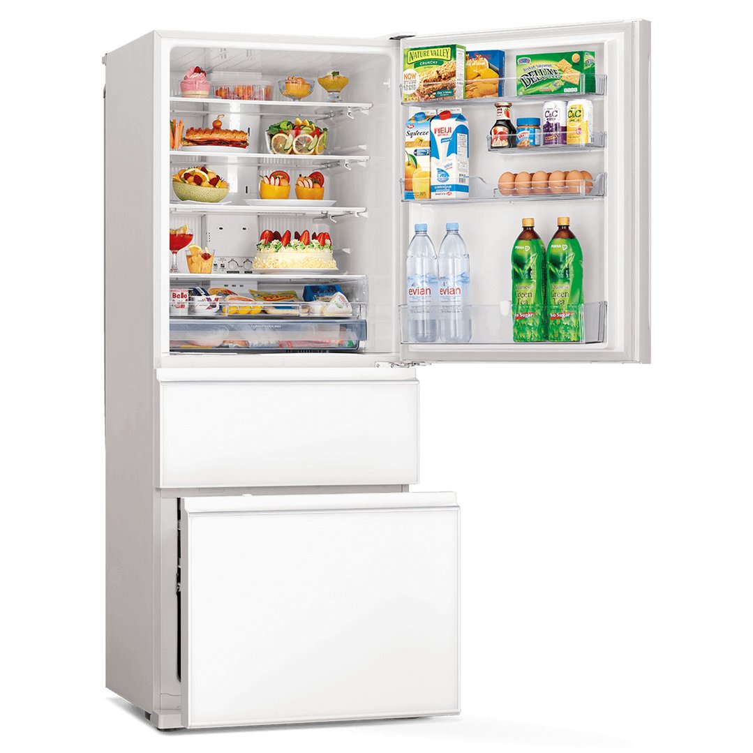 Mitsubishi Electric 450L Bottom Mount Fridge MR-CGX450ER-GWH-A