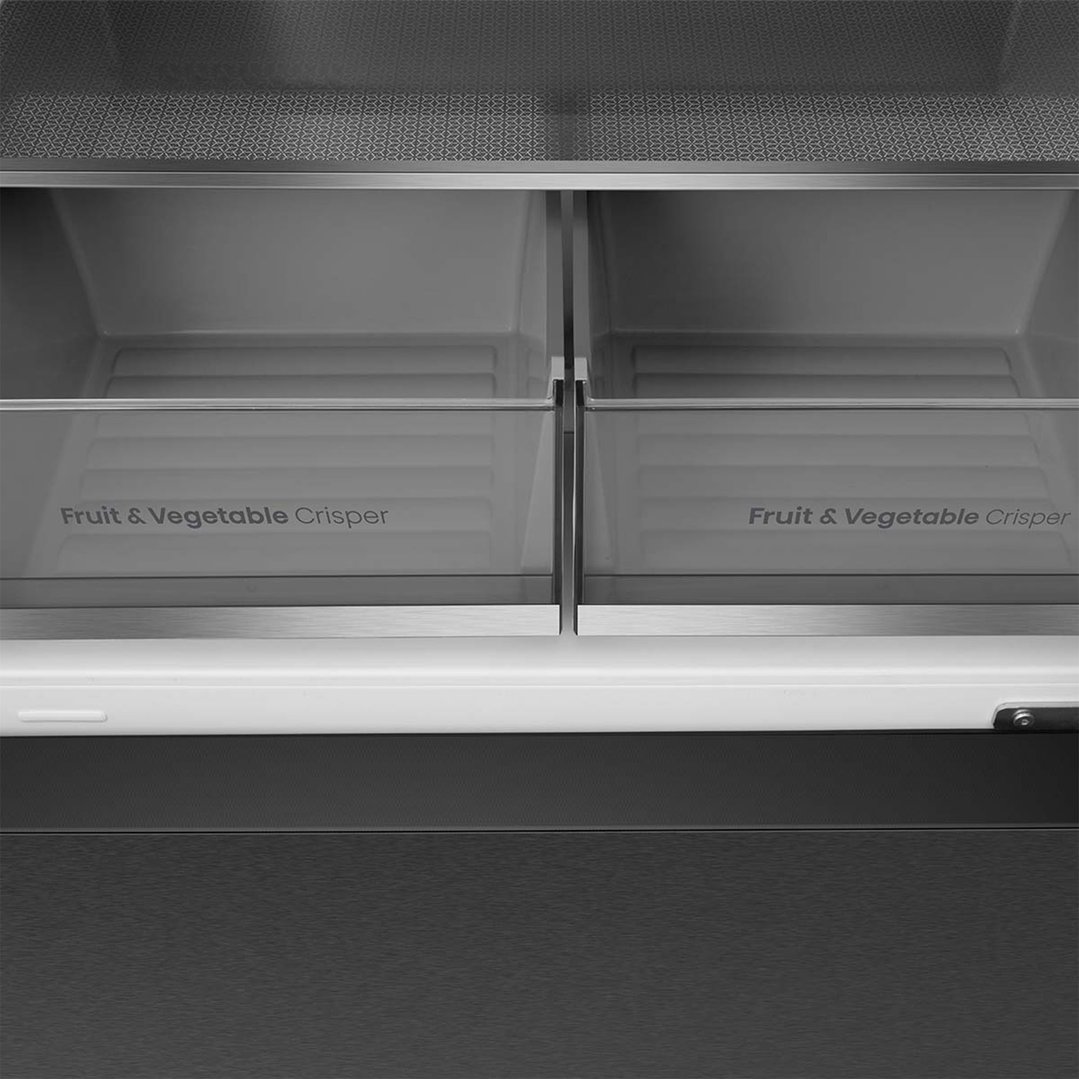 Hisense 503L PureFlat Bottom Mount Refrigerator Dark Stainless HRBM503E