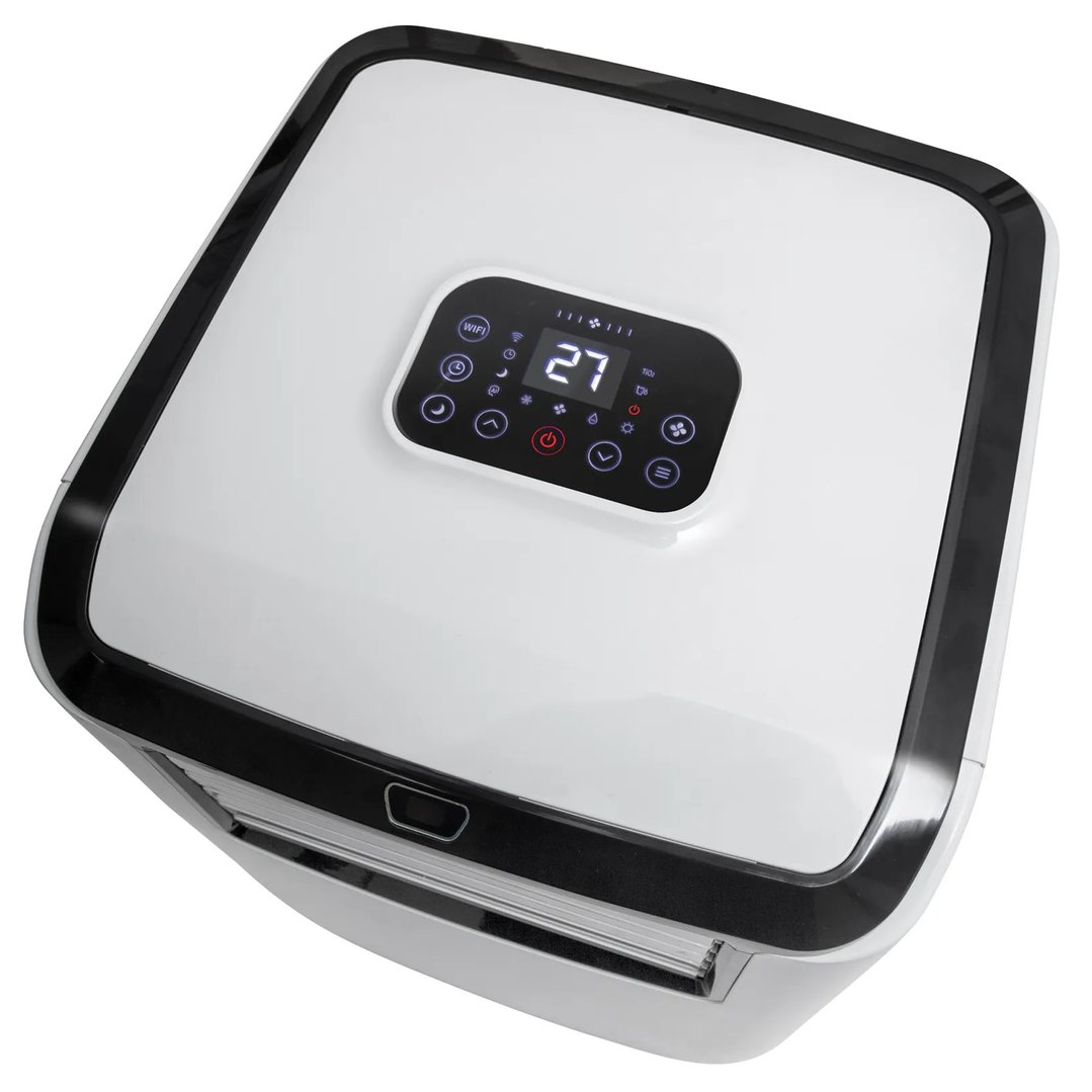 Excelair 4.1KW Portable Air Conditioner Wi-Fi, White/Black EPA58041WB