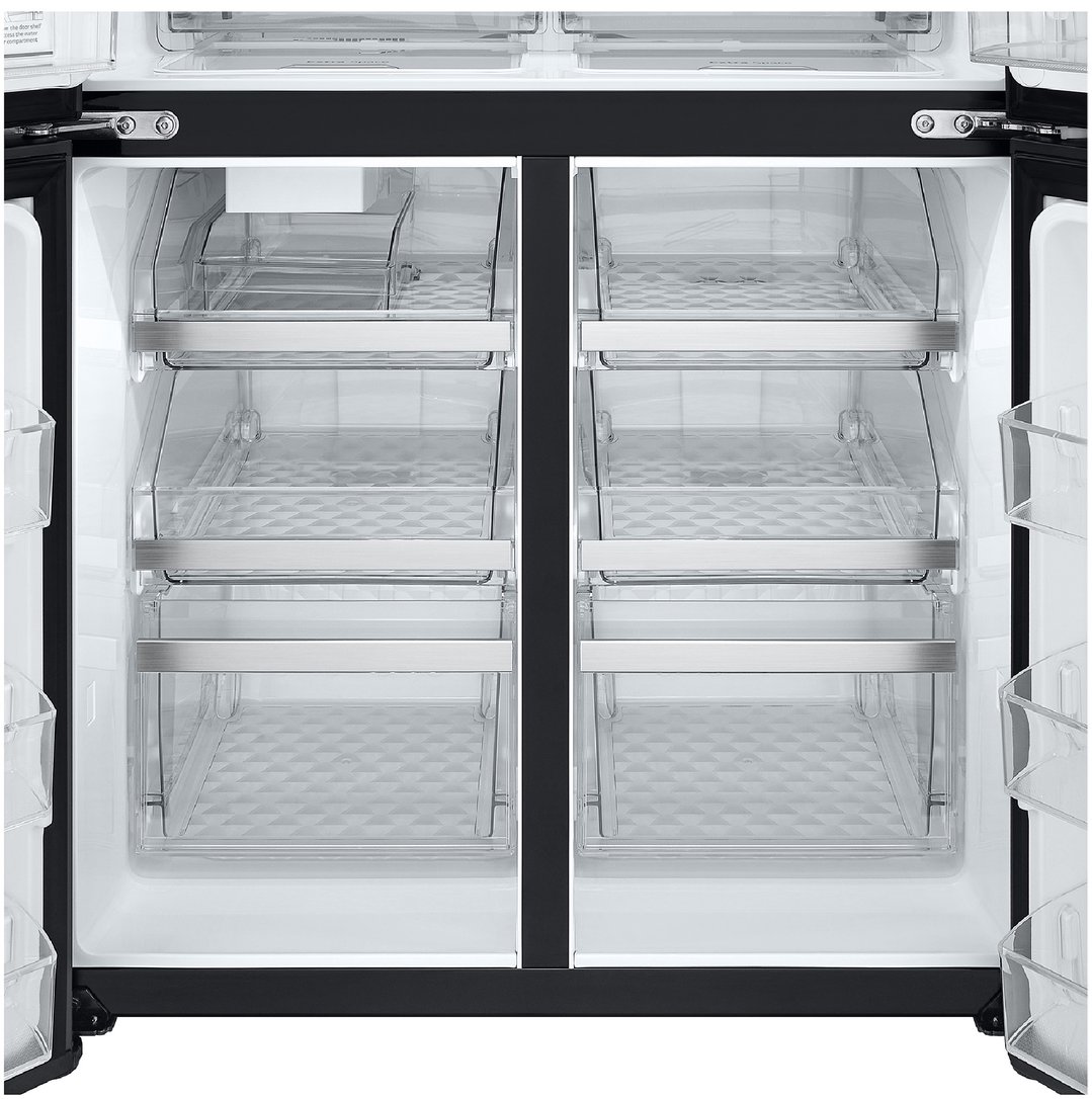 LG 847L Instaview French Door Fridge - Matte Black GF-V900MBLC