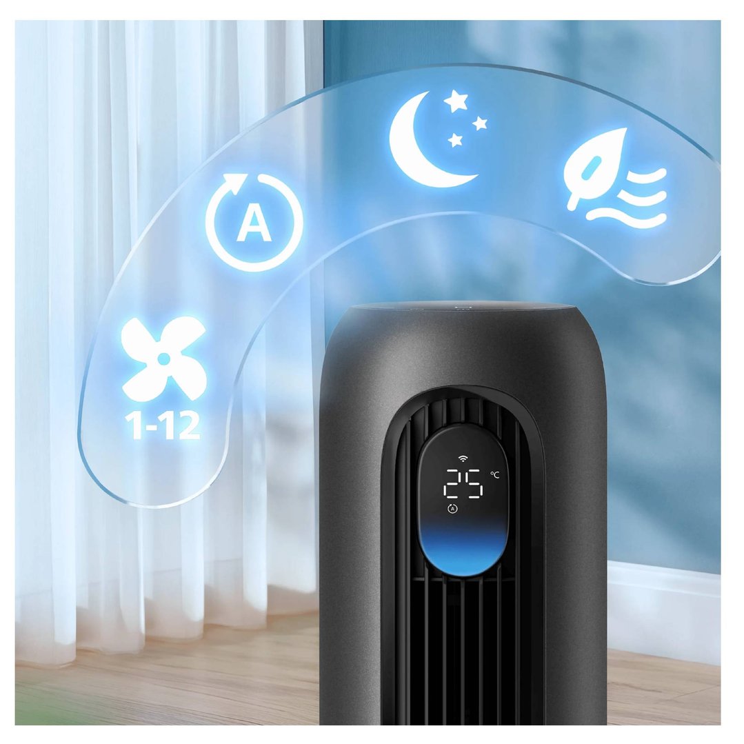 Philips 7000 Series Smart Tower Fan Charcoal CX7550/01