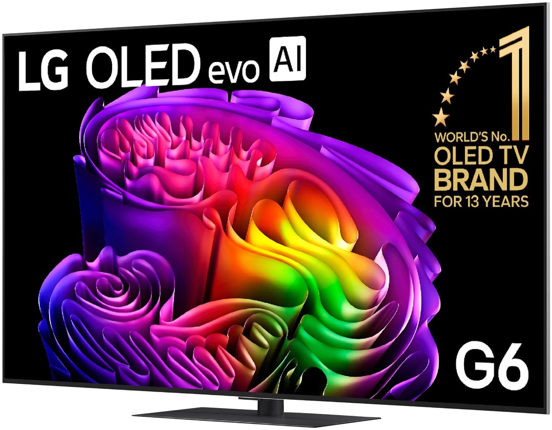 LG 65" OLEDG6 EVO AI 4K Smart TV 2026 OLED65G6PSB