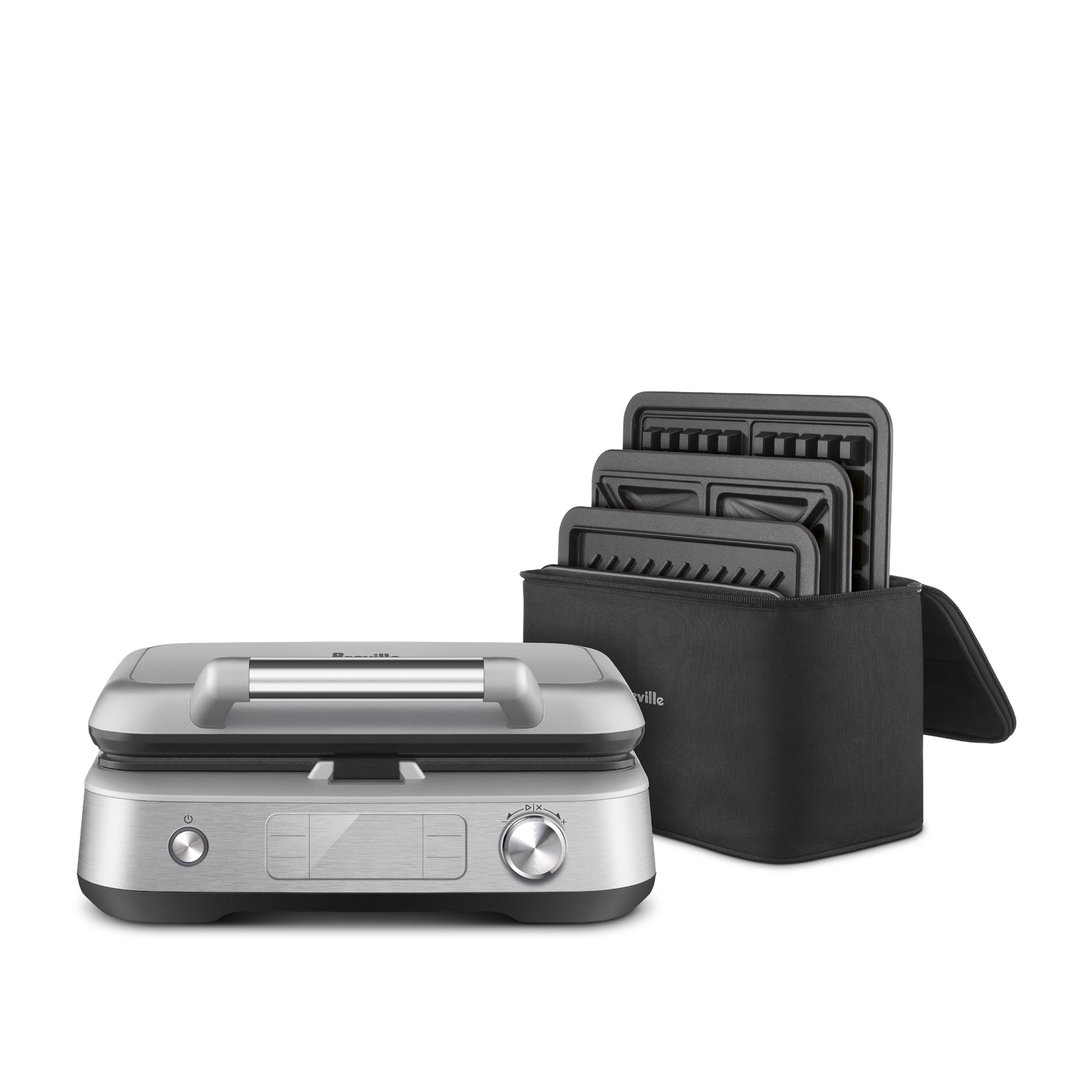 Breville the Switch & Press™ 3-in-1 Waffle, Jaffle & Grill LGR310BSS2IAN1