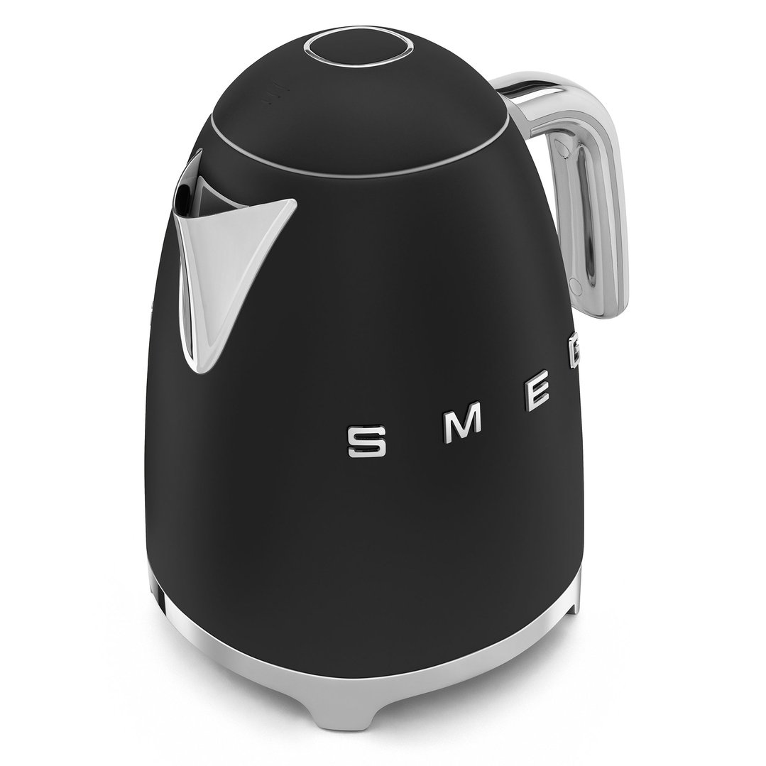 Smeg 50's Retro Style Electric Kettle - Black Matte KLF03BLMAU