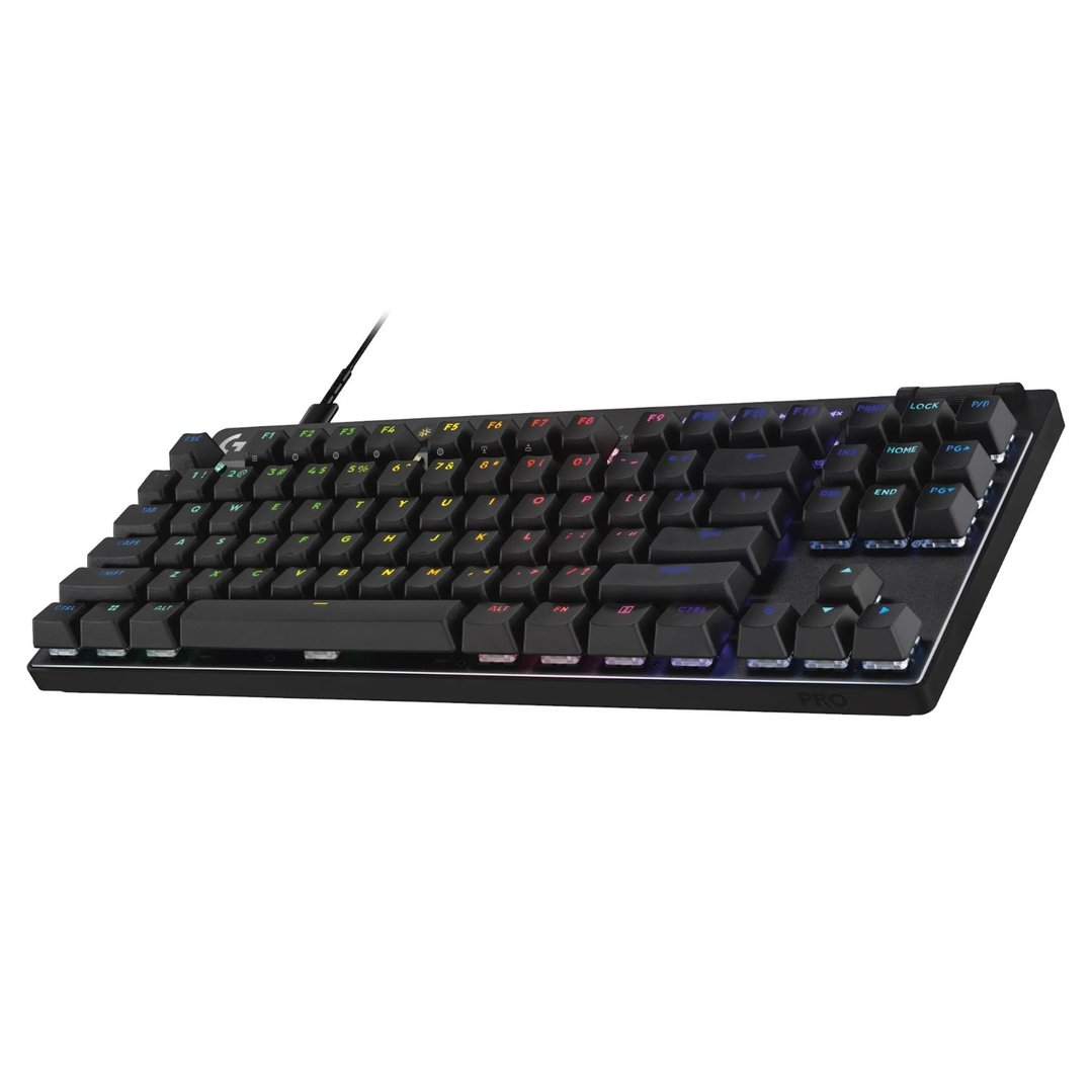 Logitech PRO X TKL RAPID Wired Gaming Keyboard - Analog Switches Black 920-013234