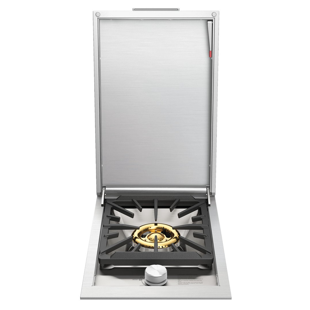 Beefeater Built In Gas Side Burner with Lid, 316 Marine Grade Stainless Steel - ProLine Series BSW318SB