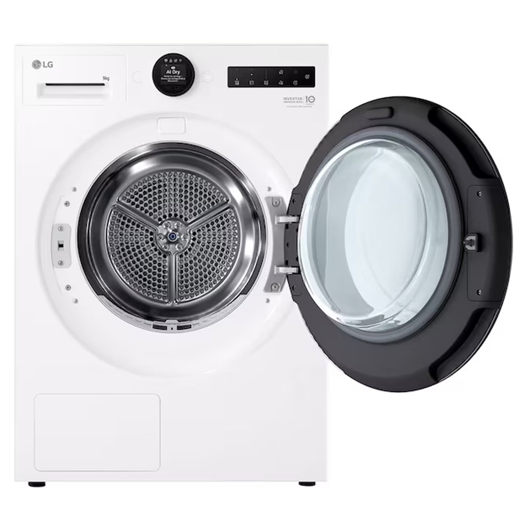 LG 9kg Series 9 Heat Pump Dryer - White DXH9-09W
