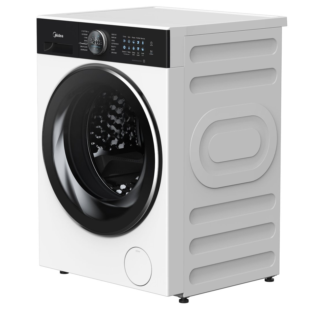 Midea 10kg Front Load Washer - White MF210W100BW