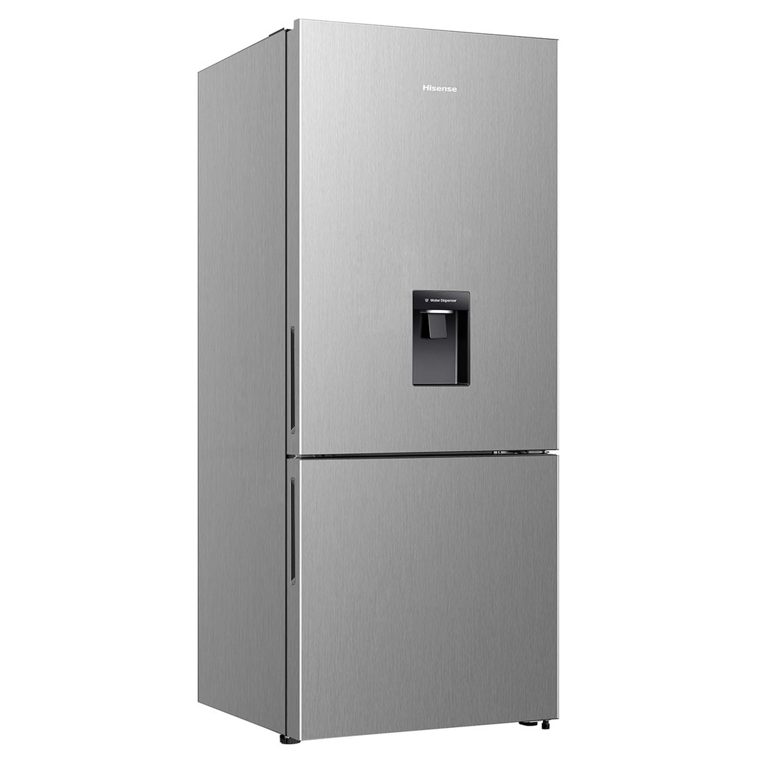 Hisense 415L Bottom Mount Fridge with Water Dispenser - Silver HRBM419SW