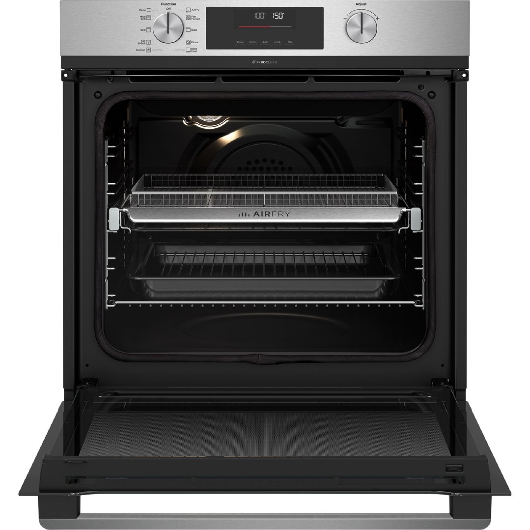 Westinghouse 60cm Multi-function Pyrolytic Oven with Air Fry - Stainless Steel WVEP6716SD