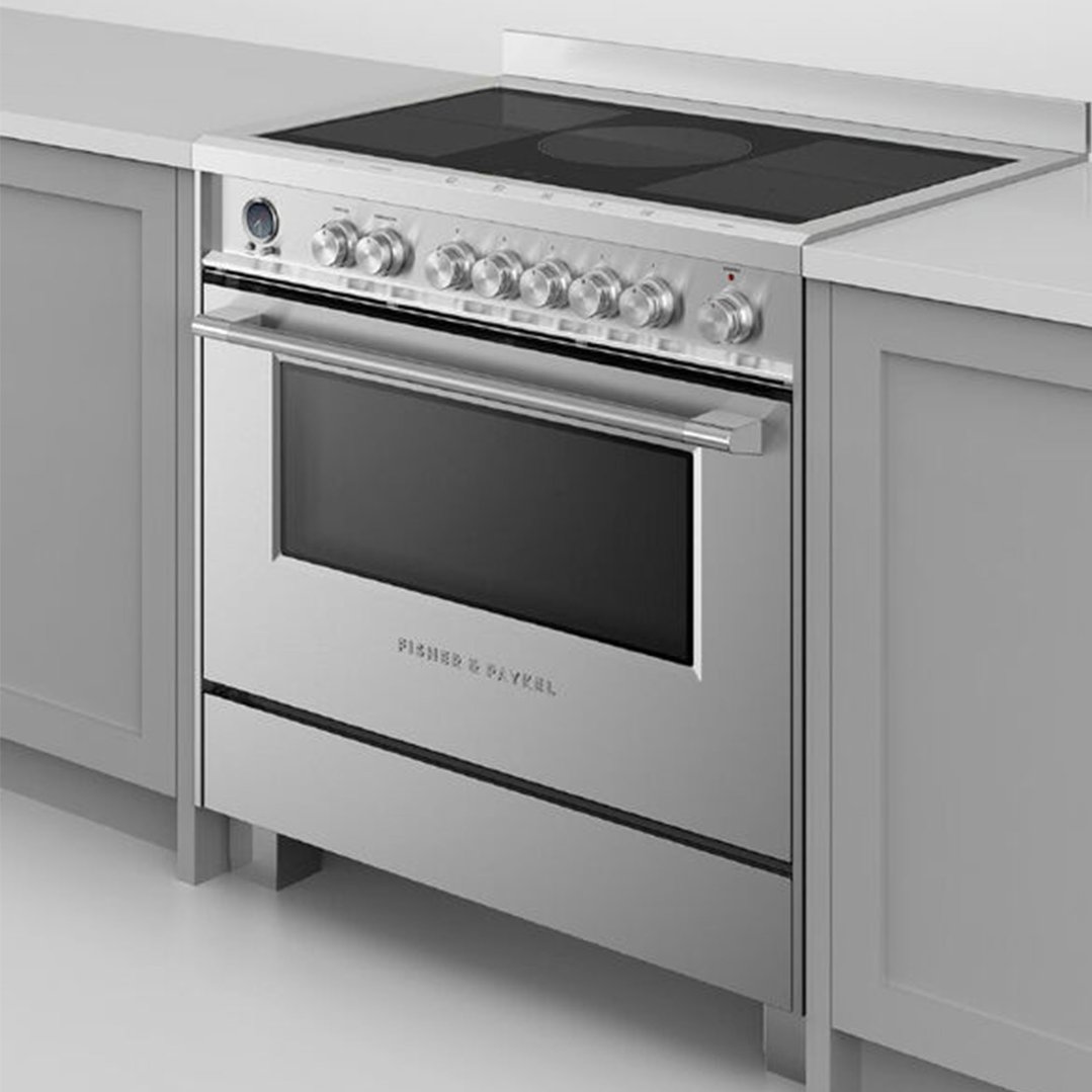 Fisher & Paykel Series 9 Freestanding Cooker, Induction, 90cm, 5 Zones