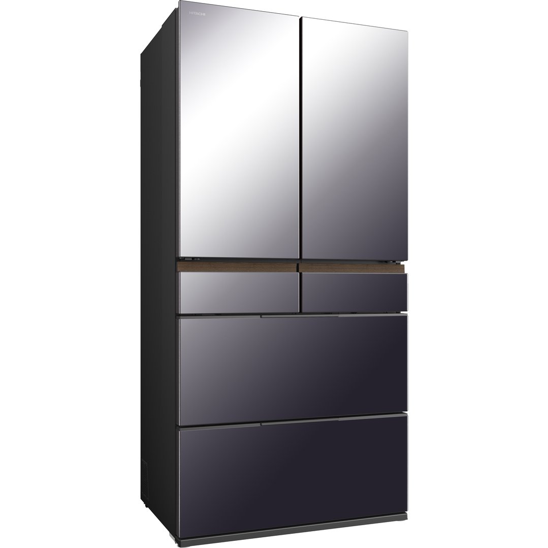Hitachi 670L Multi Door Fridge - Mirror Mauve Gray R-GW670TAXM