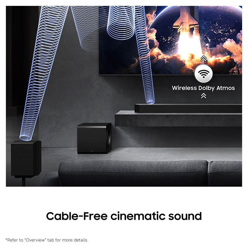 Samsung Q-series Soundbar HW-Q990H 11.1.4 ch Subwoofer & Rear (2026) HW-Q990H/XY