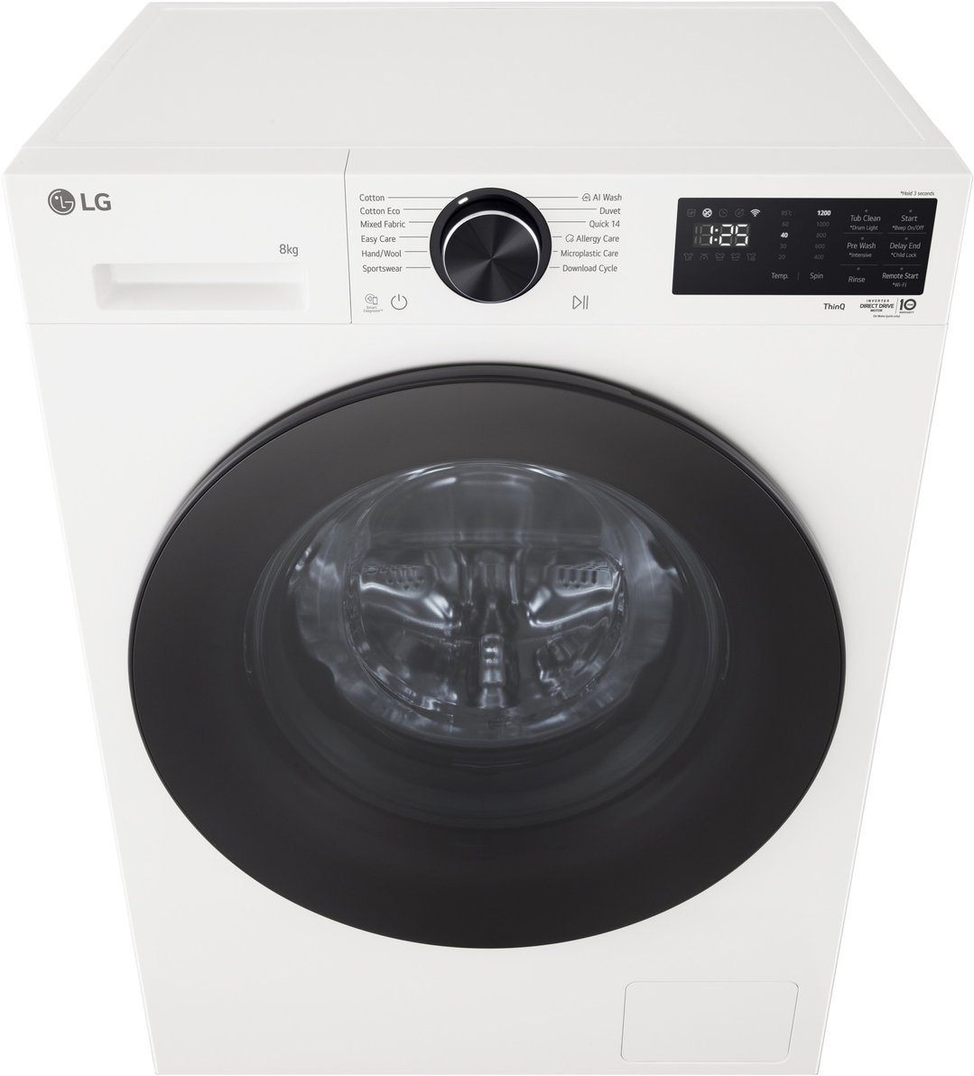 LG 8kg Series 3 Slim Front Load Washer White WX3-1208W