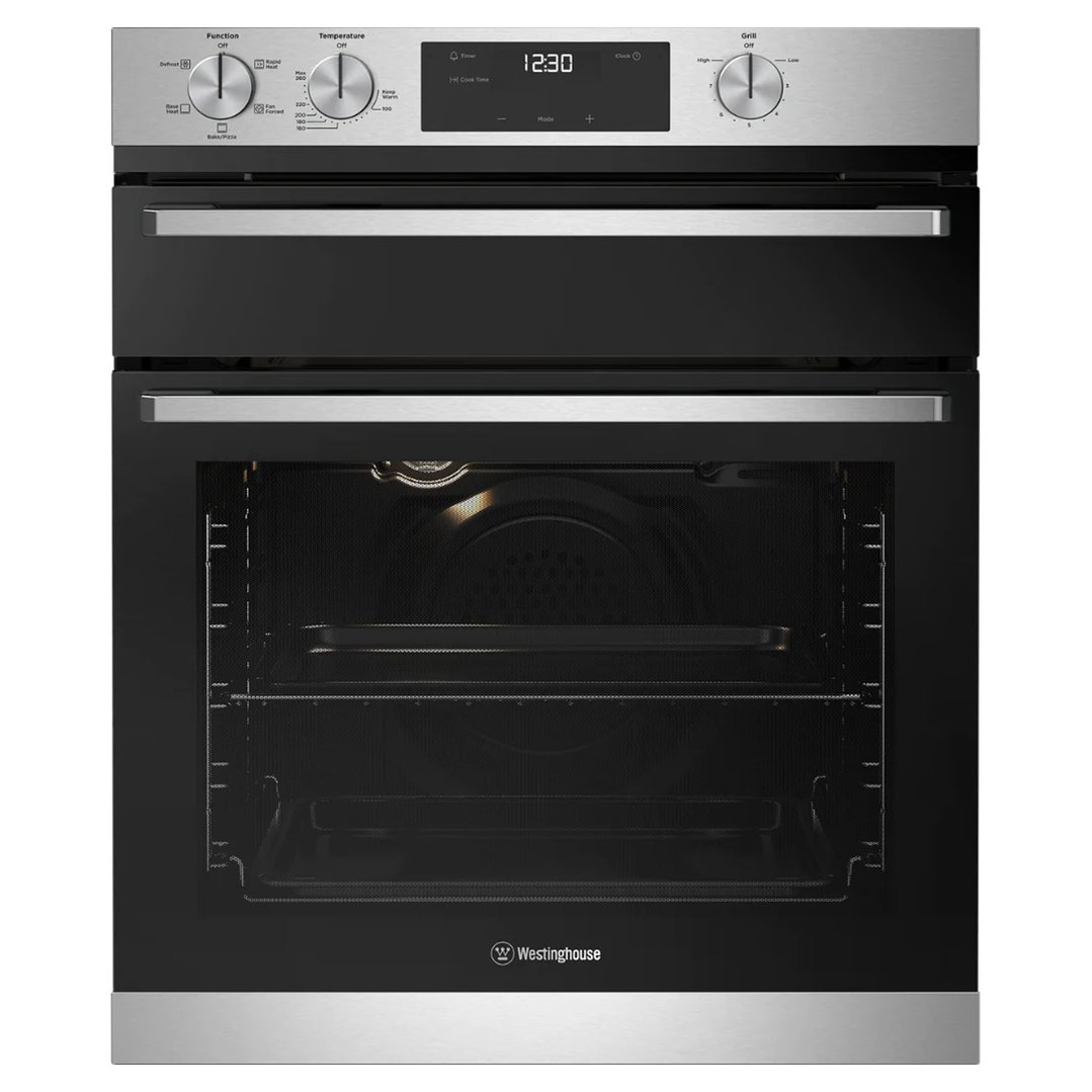 Westinghouse 60cm multifunction 5 stainless steel underbench oven with