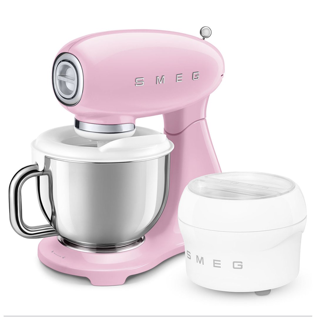Smeg 50's Style Retro Stand Mixer - Pink SMF05PKAU