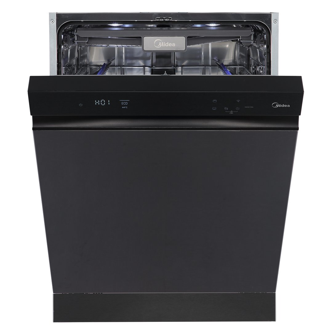 Midea 60cm Built Under Easy Lift Dishwasher - Dark Stainless MDW6099B15BDX