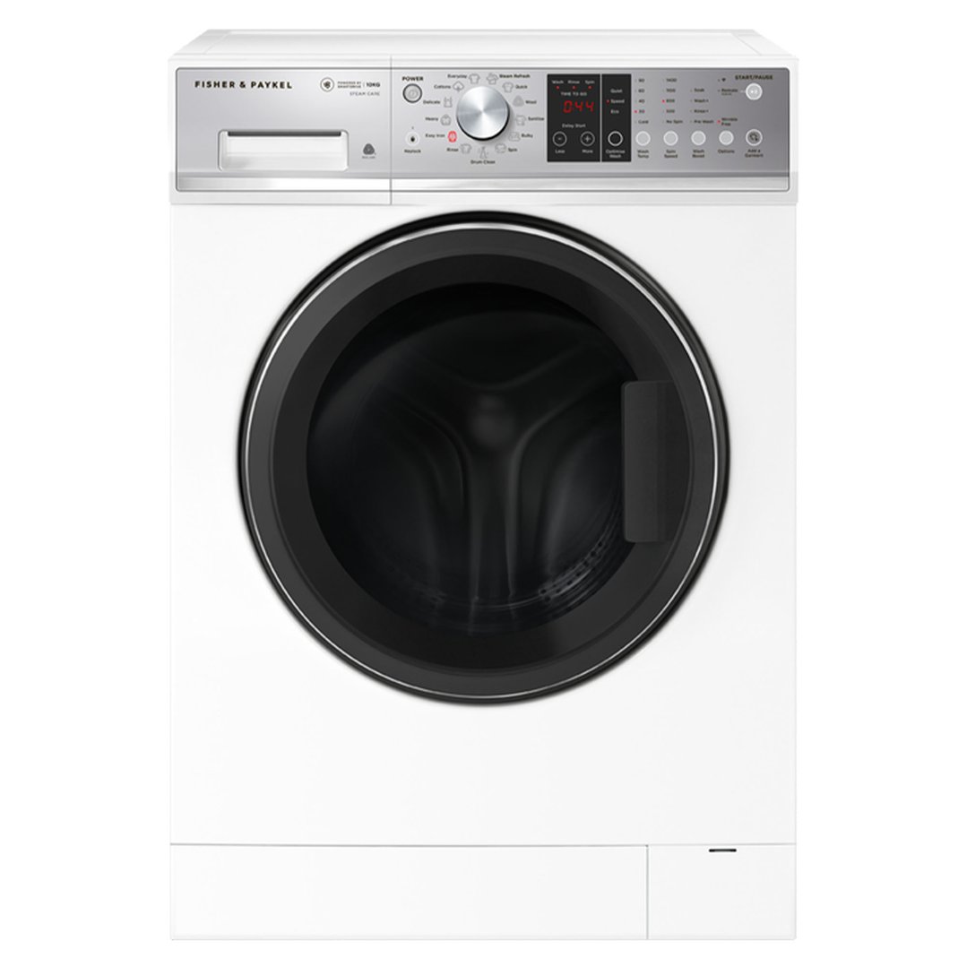 Fisher & Paykel Front Loader Washing Machine, 10kg, Steam Care WH1060P4