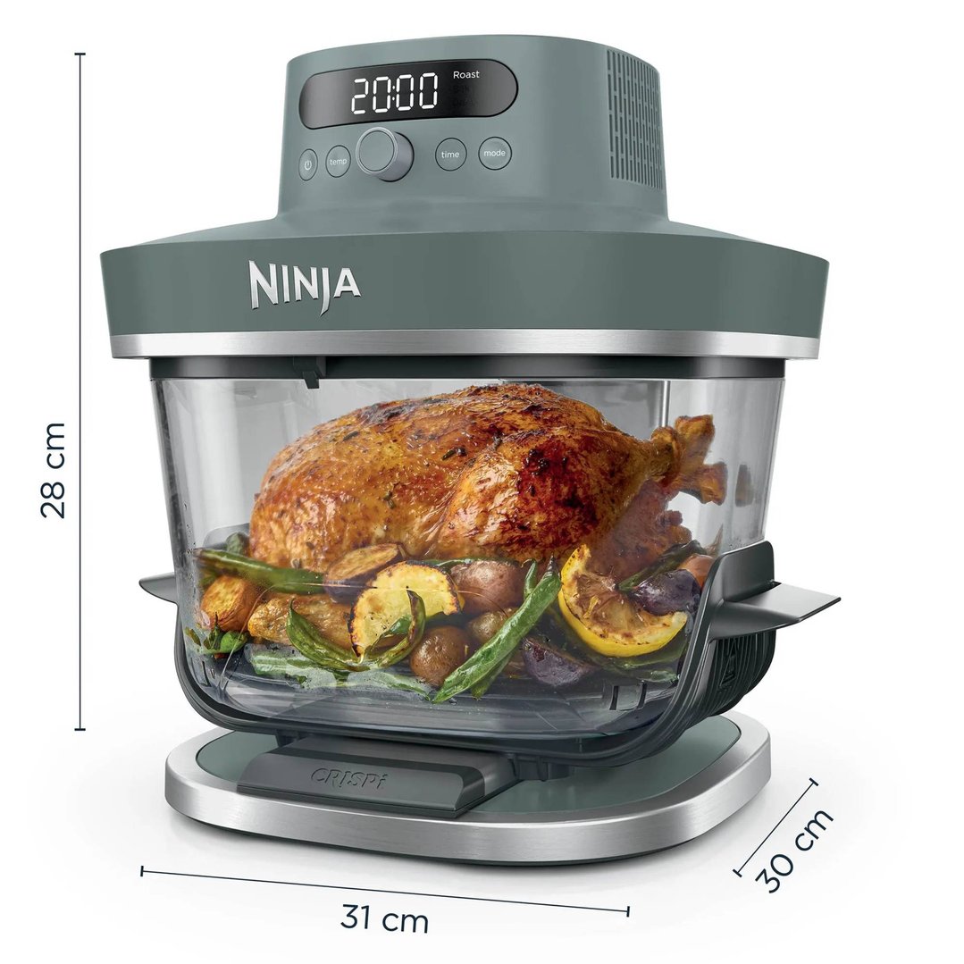 Ninja Crispi Pro 6-in-1 Glass Air Fryer - Sage Green AS101GY