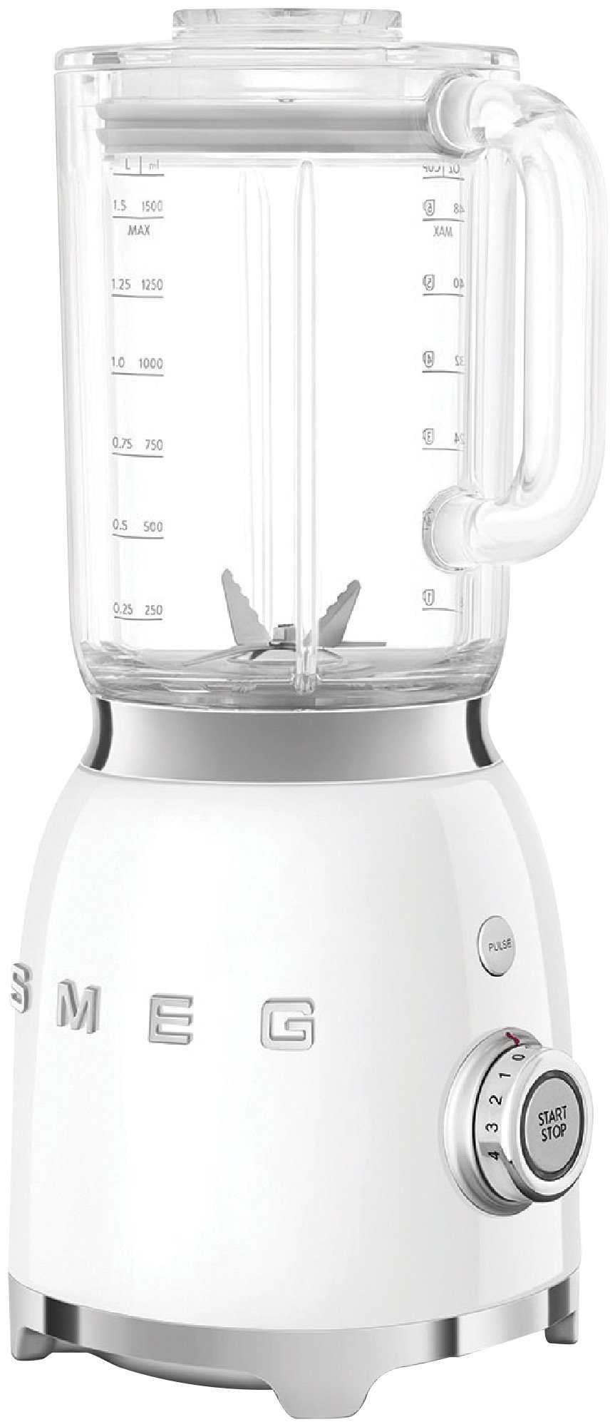Smeg 50's Retro Style Bench Blender White BLF03WHAU