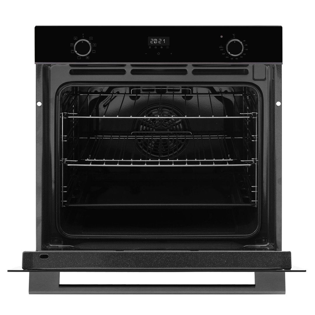 Omega 60cm 8 Function Fan forced Oven with Touch Time. OBO608M