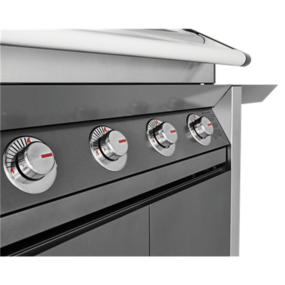 Beefeater 1600 Series 4 Burner BBQ, Side Burner & Trolley, Dark BMG1641DA