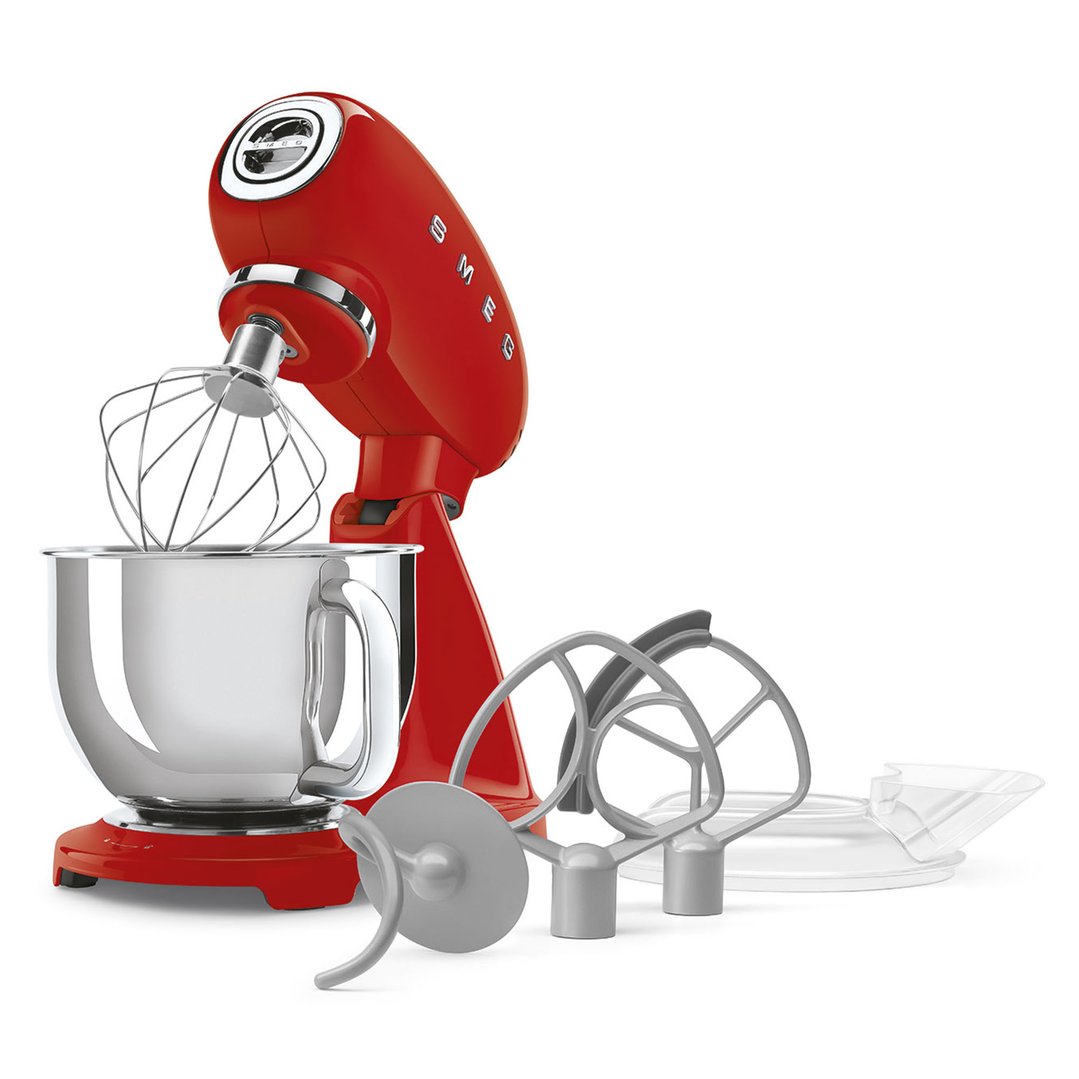 Smeg 50's Style Retro Stand Mixer - Red SMF05RDAU