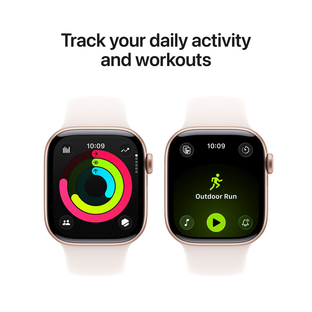 Apple Watch Series 11 42mm Rose Gold Aluminium Case GPS + Cellular Sport Band (S/M) MF8E4X/A