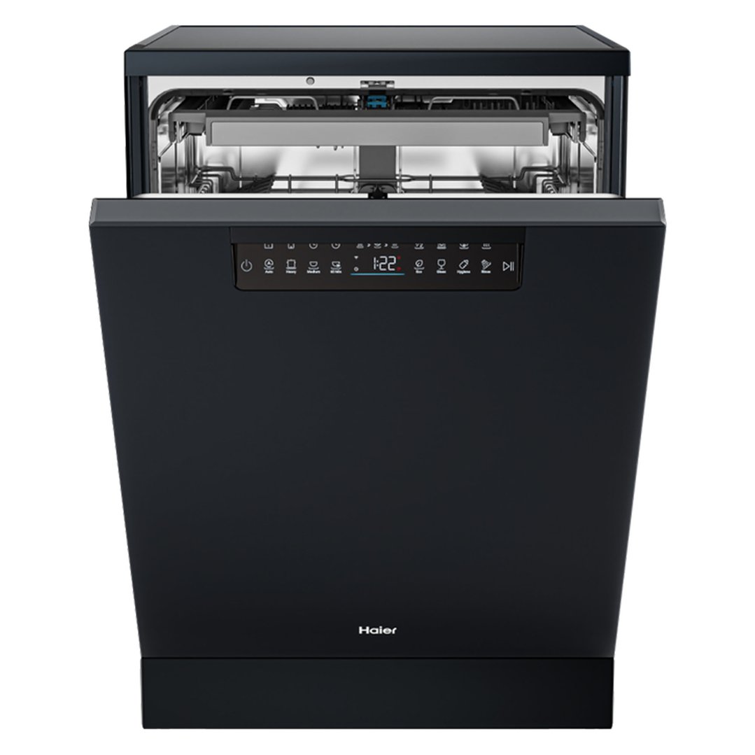 Haier 600 Series Black Freestanding Dishwasher HDW15F4B1