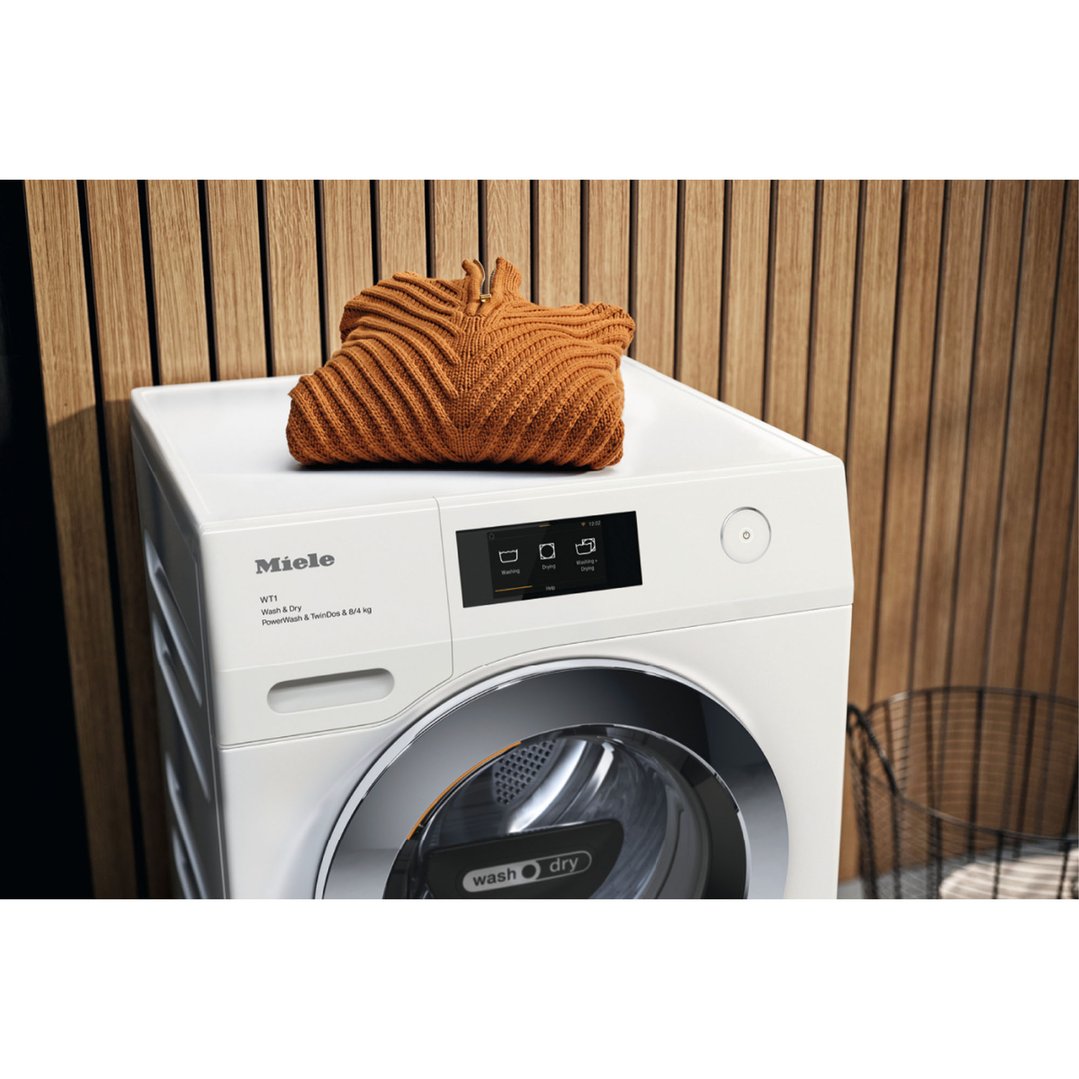 Miele 8kg Washing/4kg Drying Washer Dryer Combo with Automatic Dosing and SteamCare WTR870WPM