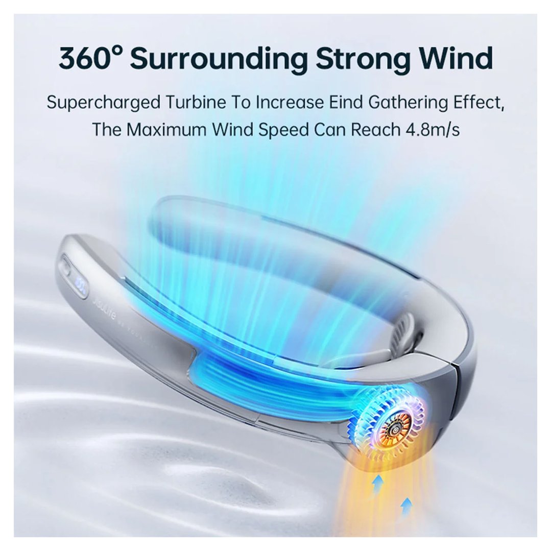 JisuLife WEARABLE NECK Fan 100 SPEED NECKFANPRO1