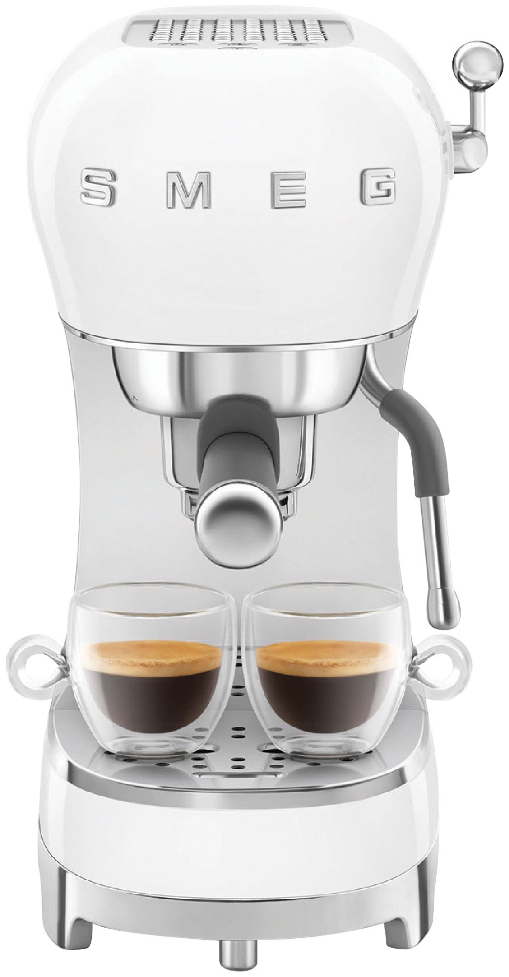 Smeg 50's Retro Style Espresso - White ECF02WHAU