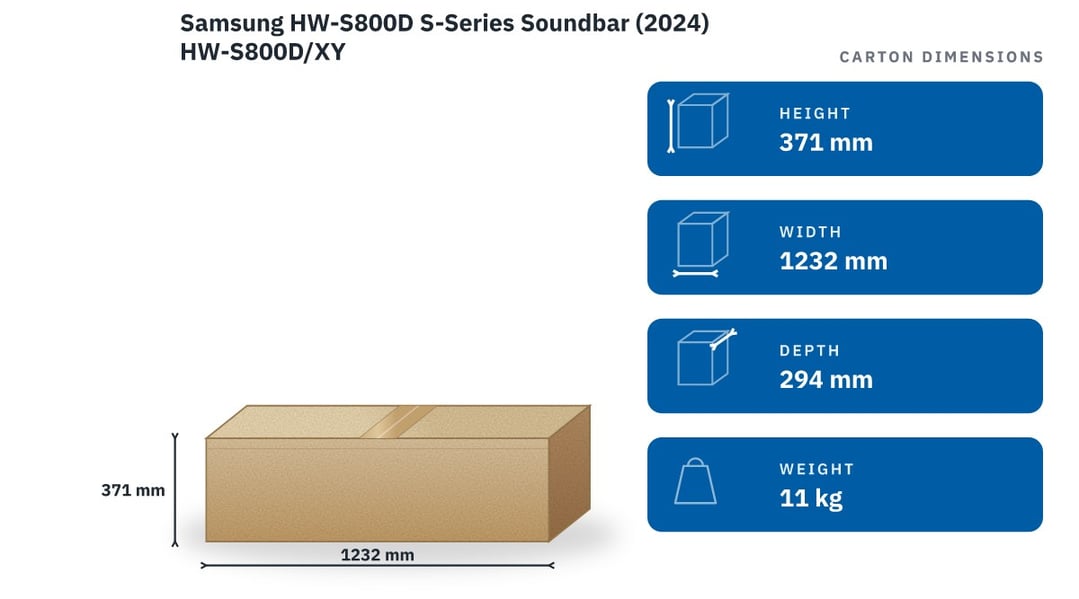 Samsung HW-S800D S-Series Soundbar (2024) HW-S800D/XY
