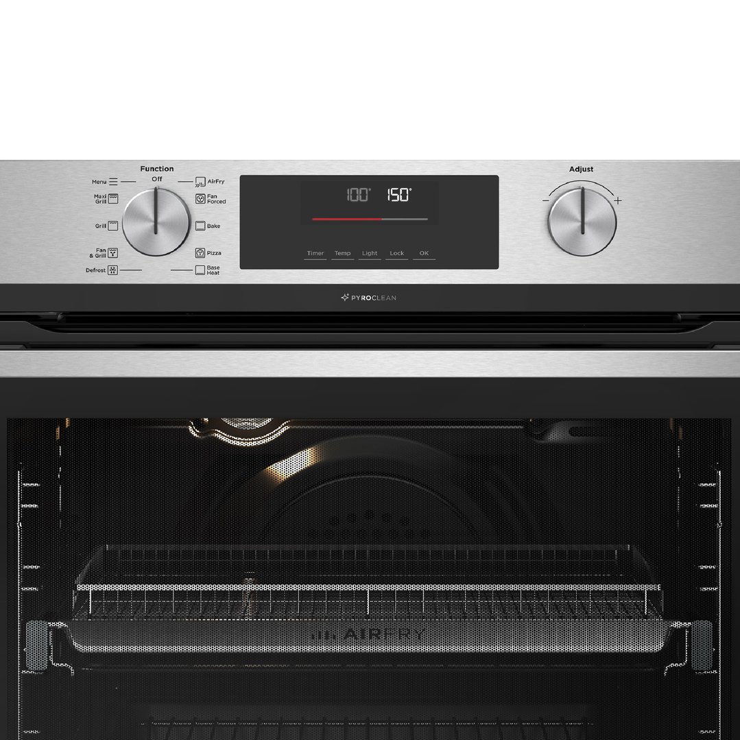Westinghouse 60cm Multi-function Pyrolytic Oven with Air Fry - Stainless Steel WVEP6716SD