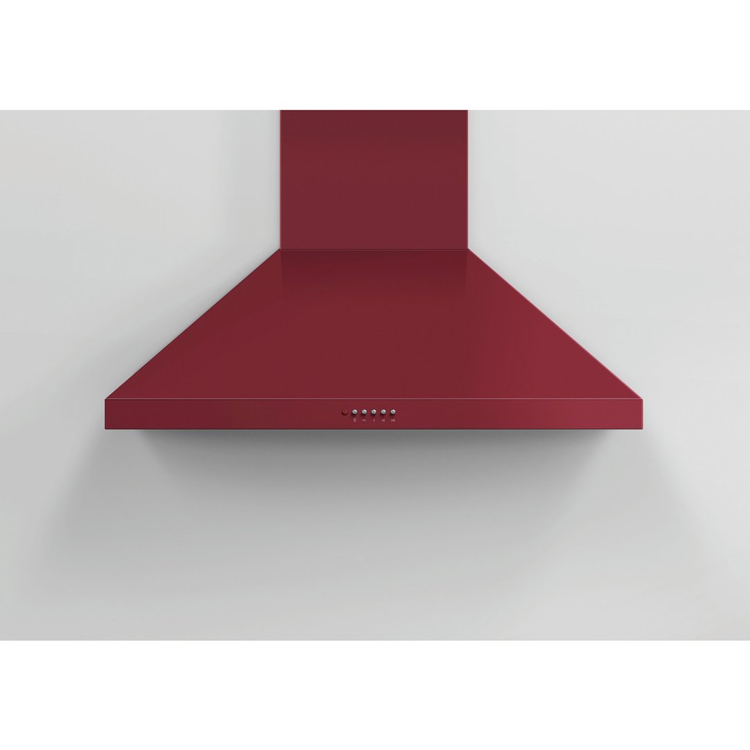 Fisher & Paykel 90cm Pyramid Chimney Wall Rangehood Red HC90PCR1