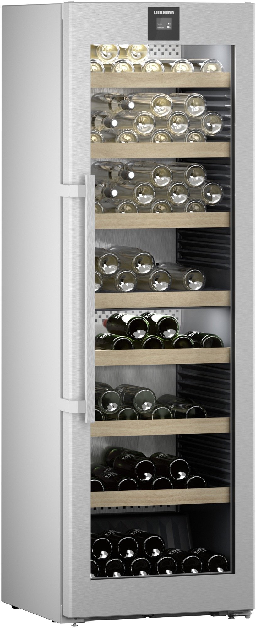 Liebherr 155 Bottle Dual Zone Wine Fridge - Smart Steel WPSD5262RHH
