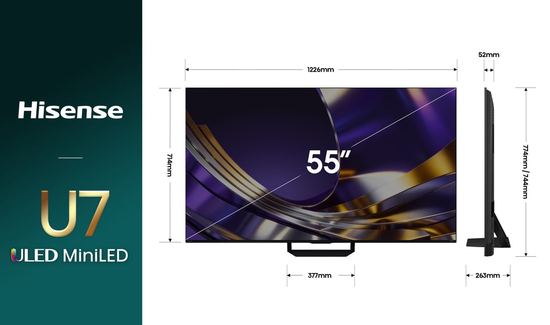 Hisense 55" ULED U7SAU Mini-LED Smart TV (2026) 55U7SAU