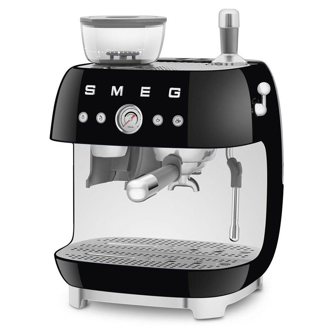 Smeg Espresso Coffee Machine - Black EGF03BLAU
