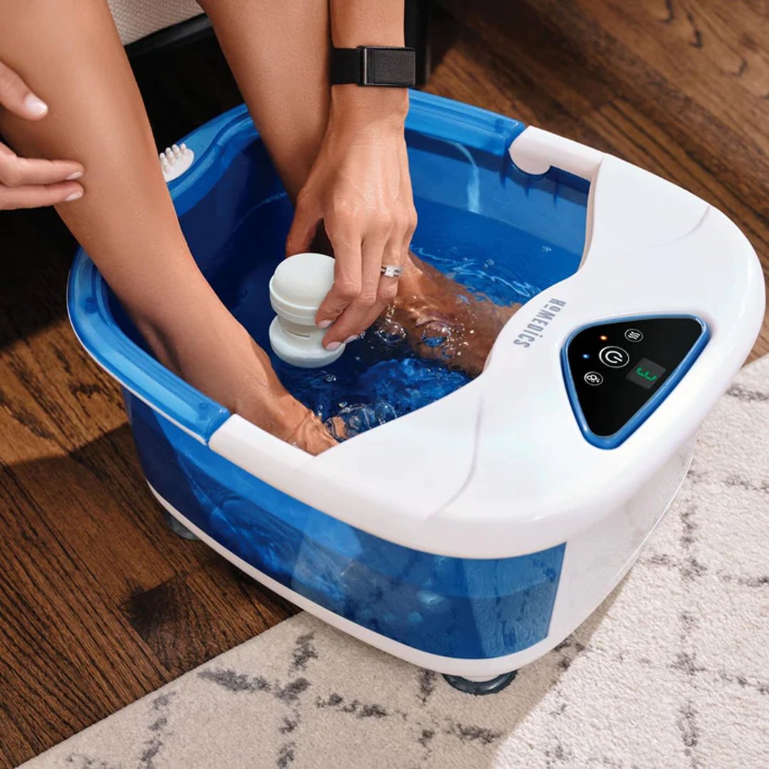 Homedics Salt-N-Soak Pro Footbath with Heat Boost. FB-630H-AU