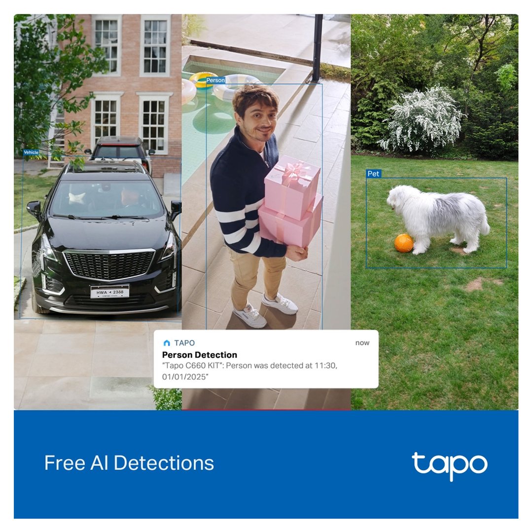 tp-link Solar-Powered Pan/Tilt Security Camera Kit TAPO-C660-KIT