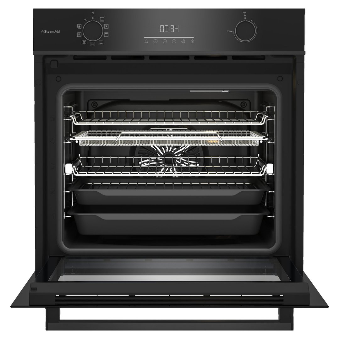 Beko 60cm Aeroperfect™ & Pyrolytic Cleaning Built-In Oven BBO6851PDX1