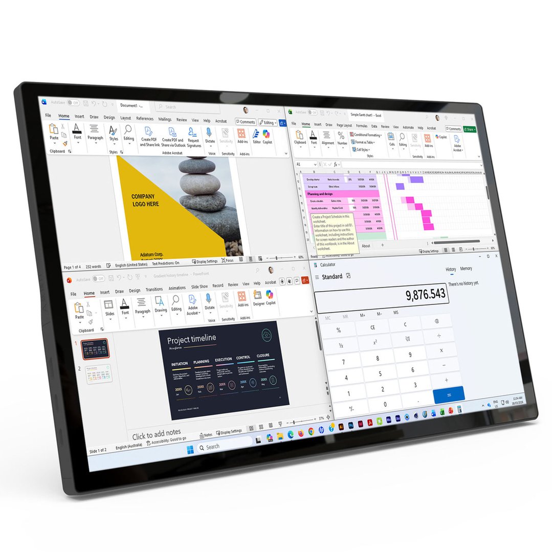 Laser 15.6" Portable Touchscreen Monitor PC-156TOU-278