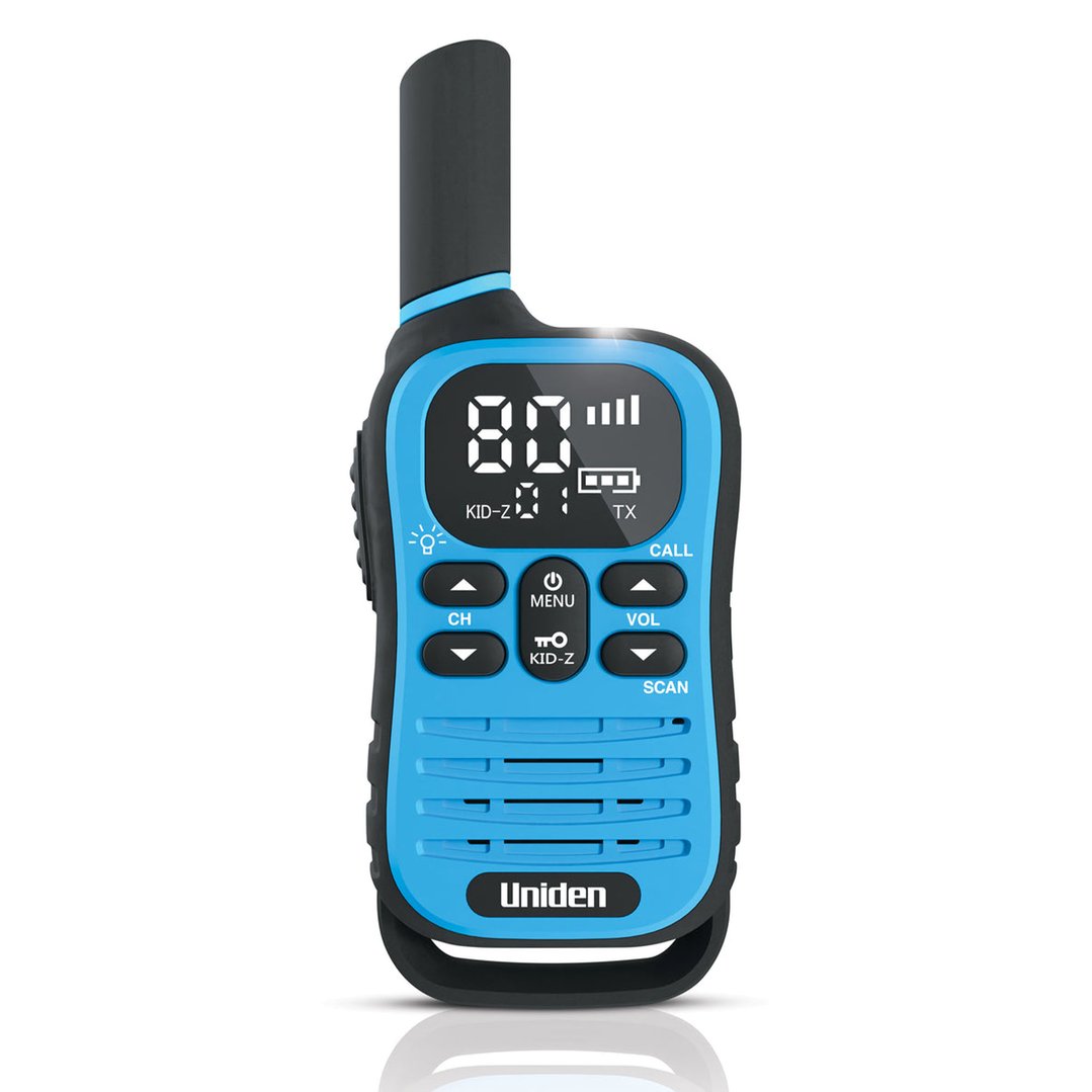 Uniden 2-Way UHF Radio with Kid-Zone Plus Feature & USB-C Charging Triple Pack UH45-3MAX