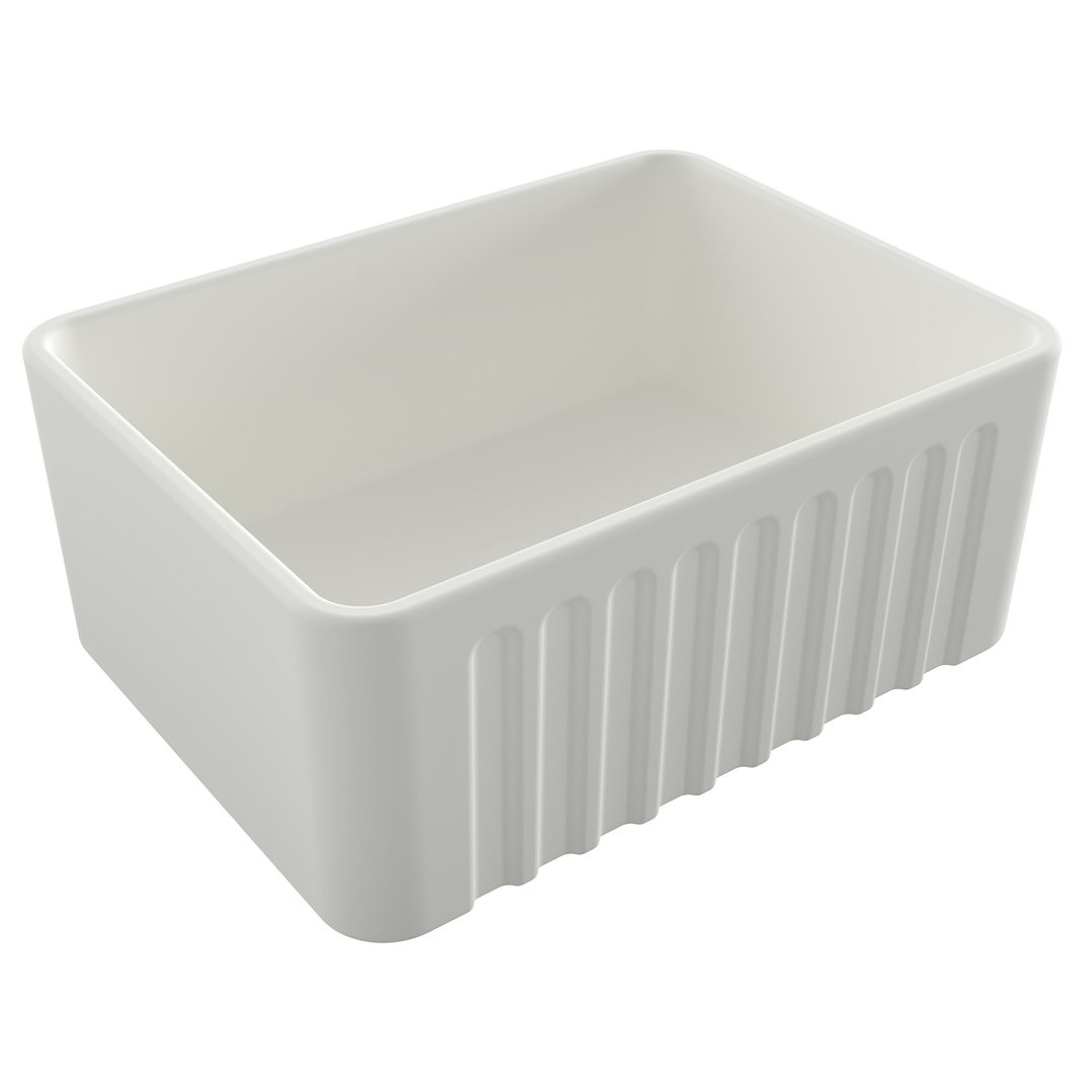 Turner Hastings Novi 60x46 Fireclay Butler Sink - Matte White. NO603FS-MW