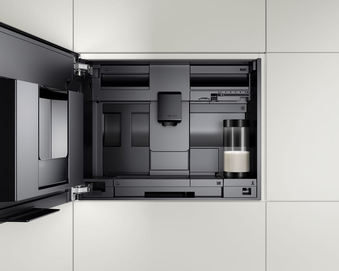 Bosch Series 8, Built-in Fully Automatic Coffee Machine, Black CTL7181B0F